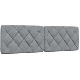 vidaXL Vzglavna stranica svetlo siva 160 cm blago Cene
