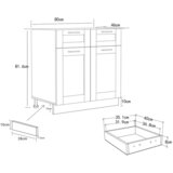 MID.YOU KUHINJSKA SPODNJA OMARICA | Shoptok.si