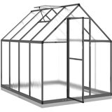  Staklenik s okvirom antracit 224 x 169 x 202 cm aluminijski | shoptok.hr