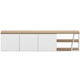 TemaHome Bijela TV komoda u dekoru hrasta 190x45 cm Albi - | shoptok.hr