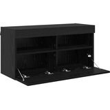 TV zidni ormar Crni hrast 80 x 30 x 40 cm Konstruirano drvo | Eponuda.com