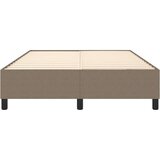 vidaXL okvir za krevet s oprugama smeđesivi 140x200 cm od tkanine | shoptok.hr