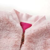  Dječja jakna od umjetnog krzna nježnoružičasta 116 | shoptok.hr