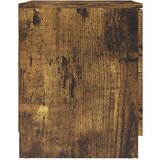 vidaXL Nočna omarica 2 kosa dimljeni hrast 40x40x50 cm iverna plošča | Shoptok.si