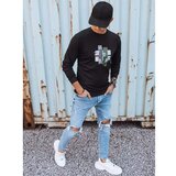 DStreet Black men's sweatshirt with print BX5352 | shoptok.hr