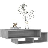  Stolić za kavu siva boja hrasta sonome 105 x 55 x32 cm drveni | shoptok.hr