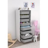 Hanah home višenamenska polica cara 8N white grey Cene