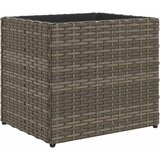  Vrtne sadilice 2 kom siva 36 x 30 x 32 cm od poliratana | shoptok.hr