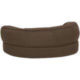vidaXL ergonomski madrac za pse 60 x 42 cm izgled platna smeđi | shoptok.hr