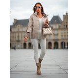 Resti Women's Quilted Jacket with Hood and Cuffs on Sleeves Raven Peak | Shoptok.si