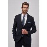 ALTINYILDIZ CLASSICS Men's Navy Blue Slim Fit Slim Fit Nano Suit, which is Water and Stain-Repellent. Cene