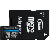 Team Group micro sdxc 128GB elite, uhs-i U3 V30 A1, 100/50MB/s +sd adapter TEAUSDX128GIV30A103 | ePonuda.com