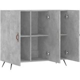  Komoda siva boja betona 90x34x80 cm od konstruiranog drva | shoptok.hr