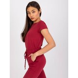 BASIC Feel Good T-shirt-RV-TS-4623.42-burgundy | Shoptok.si