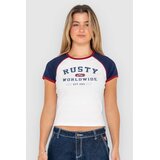 Rusty Mr Worldwide Raglan Skimmer Majica z dolgimi rokavi white | Shoptok.si