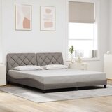  Okvir za krevet bez madraca smeđesivi 180x200 cm od tkanine | shoptok.hr