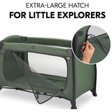 Hauck putni krevetić Play N Relax Center Dark Green | shoptok.hr