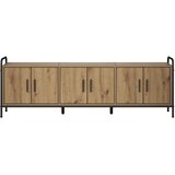  TV ormar 146 x 33 x 50 cm Hrast artisan Konstruirano drvo Slike