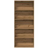 Ormarić za knjige boja hrasta 80x30x189 cm konstruirano drvo | shoptok.hr