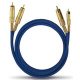 Oehlbach Cinch Audio Priključni kabel [2x Muški cinch konektor - 2x Muški cinch konektor] 5 m Plava boja pozlaćeni kontakti Cijene