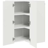 vidaXL Stenska kuhinjska omarica Bela 57 x 57 x 80 cm Konstruiran les | Shoptok.si