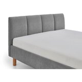 Meise Möbel Siva oblazinjena zakonska postelja brez letvenega dna 140x200 cm Joker – | Shoptok.si