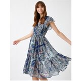 Koton Short Sleeve Shawl Patterned Dress | shoptok.hr