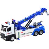 Kamion s dizalicom i dvije metalne kuke - bijelo/plavi | shoptok.hr