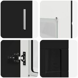  Highboard FLORIN Crna 60 x 35 x 182 cm Konstruirano drvo | shoptok.hr