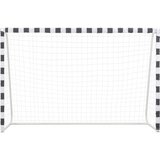 In Nogometni gol 300x200x90 cm kovinski črn in bel | Shoptok.si