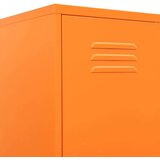 vidaXL Omara s ključavnico oranžna 35x46x180 cm jeklo | Shoptok.si