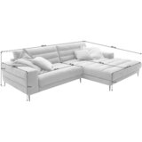 Pure Home Lifestyle SEDEŽNA GARNITURA, gladka tkanina bež | Shoptok.si