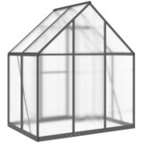  Staklenik s okvirom antracit 169 x 114 x 195 cm aluminijski | shoptok.hr