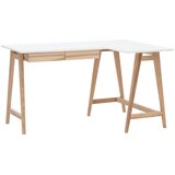 Ragaba Radni stol s bijelom pločom 85x135 cm Luka - Cijene