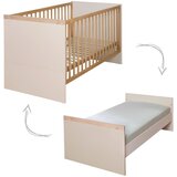 Roba Bež/v naravni barvi otroška posteljica z nastavljivo višino 70x140 cm Jil – | Shoptok.si
