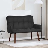SOFA za dvije osobe Crna 115 x 61 x 87 cm Baršun | Eponuda.com