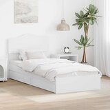  Krevet s od storage Bijelo 90 x 200 cm Konstruirano drvo | shoptok.hr