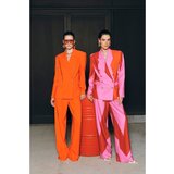 Trendyol X Zeynep Tosun Orange Wide Leg Trousers Cijene