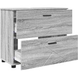 vidaXL Kupaonski ormar s ladicama Sivi hrast sonoma 76.5 x 35 x 64 cm | shoptok.hr