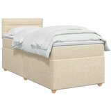  Boxspring krevet s madracem Krem 90 x 200 cm Tkanina - Krem 90 x 200 cm Dizajn linija | shoptok.hr