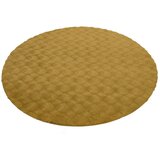 Kayoom PREPROGA Z VISOKIM FLOROM 200/200 cm tkano barve medu | Shoptok.si