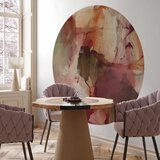  Okrugla fototapeta - Spring composition – transparencies and forms in watercolor style 180x180 | shoptok.hr