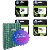 HP Komplet kartuš nr.903XL (BK/C/M/Y), original + foto album za 504 slike po SUPER ceni | Shoptok.si