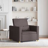 SOFA na razvlačenje Singl Tamno smeđa 90 x 165 x 87 cm tkanina | shoptok.hr