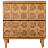 Bloomingville Komoda v dekorju jelke v naravni barvi 56x61x35 cm Vester – | Shoptok.si
