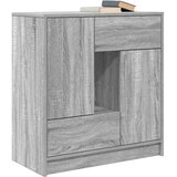 Komoda s ladicama i vratima siva sonoma 70,5x34x74,5 cm | shoptok.hr