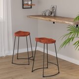  Barski stolci Gavin 2 kom 45 x 40 x 63 od masivnog drva manga | shoptok.hr