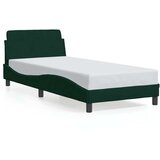  Okvir za krevet Dover tamnozeleni 90x200 cm baršunasti | Eponuda.com