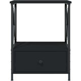  Noćni ormarići 2 kom crni 50 x 41 x 65 cm od konstruiranog drva | shoptok.hr
