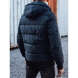 DStreet Men's winter quilted jacket with hood dark blue Cijene